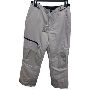 NEW Swiss Tech S 6/7 snow pants winter ski insulated Gray Boy Girl pocket kids